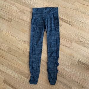 Athleta Leggings, Grey, Ballet-Inspired Detail, MT